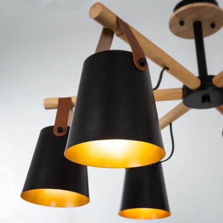 Люстра на штанге Arte Lamp Thomas (Тхомас) A7032PL-6BK