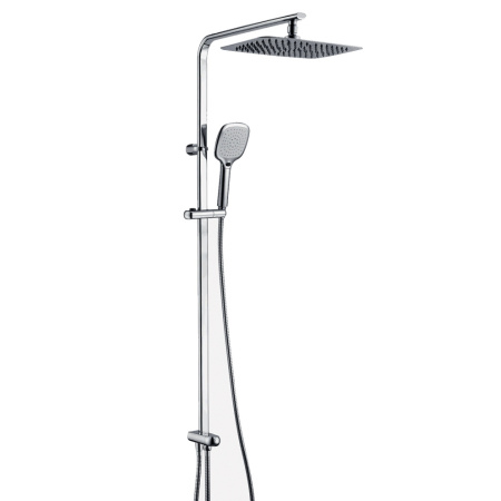 Душевая стойка WasserKRAFT A042 настенная цвет хром