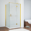 Душевой уголок Vegas-Glass AFP-Fis TUR+NOVO AFP-Fis TUR NOVO h1890 80*120 09 Moru R 80х120 стекло рифленое профиль золото глянцевое без поддона