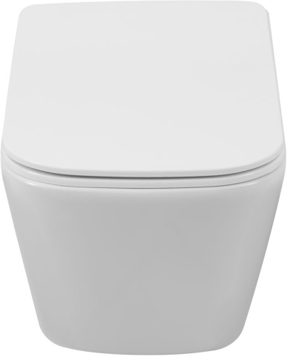 Унитаз подвесной Logan 00342541 белый с сиденьем микролифт безободковый смыв Торнадо - фото 4