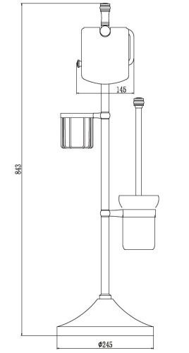 Cтойка Savol S-0Y580B - фото 2