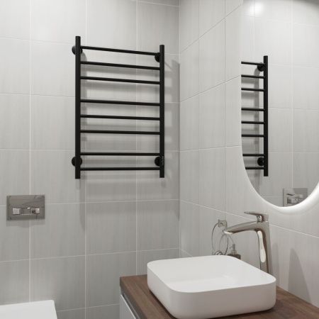 Полотенцесушитель электрический Маргроид Вид 10 10-8050-1049-9005R 55х80 черный