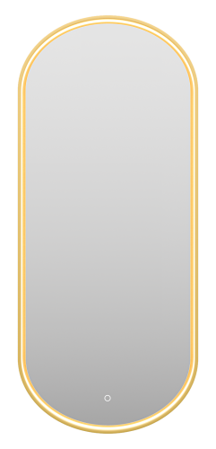 Зеркало в ванную Brevita Saturn SAT-Dro1-050-gold 50х115 - фото 3