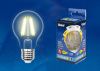 Лампа светодиодная филаментная Uniel Multibright (Мултибригхт) LED-G45-5W/WW/E27/CL/MB GLM10TR картон