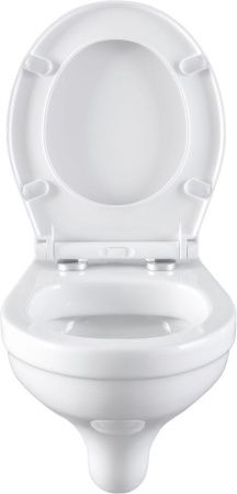 Чаша унитаза подвесная Logan 00302576 цвет белый без сиденья безободковая каскадный смыв