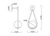 Бра Arte Lamp MATISSE (МАТИССЕ) A7765AP-1BK