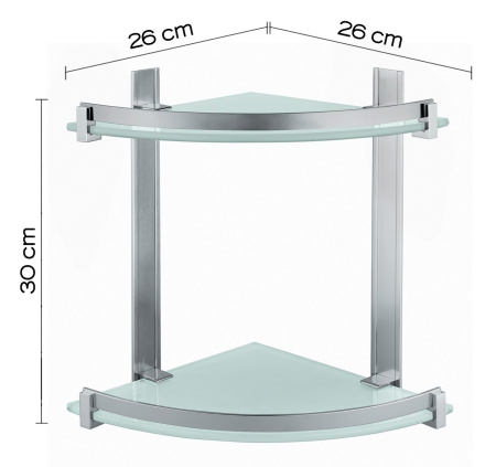 Полка в ванную комнату Gedy CD81(38)