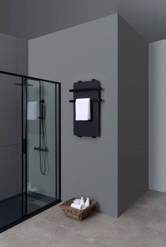 Полотенцесушитель Allen Brau Infinity 00325636 электрический черный - фото 3