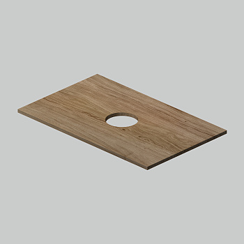 Столешница Am.Pm Func M8FST0800OF 80х50 накладная цвет темное дерево