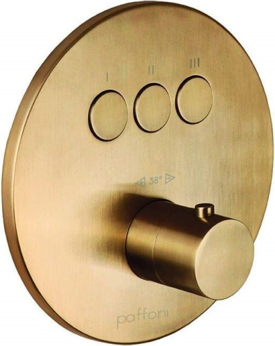 Смеситель для душа Paffoni Compact Box CPT019HGSP встраиваемый в стену золото