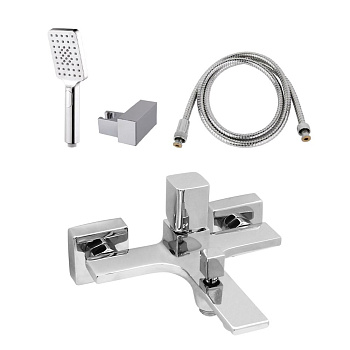 Смеситель для душа AQG QB 01QBE419CR настенный хром