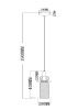 Светильник подвесной Arte Lamp Adagio (Адагио) A2791SP-1AM