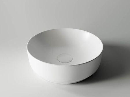 Раковина из сантехнического фарфора Ceramica Nova ELEMENT CN6006 40х40 накладная цвет белый без отверстий под смеситель