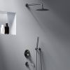 Душевая система Damixa Scandinavian Pure 936510300 встраиваемая в стену цвет черный