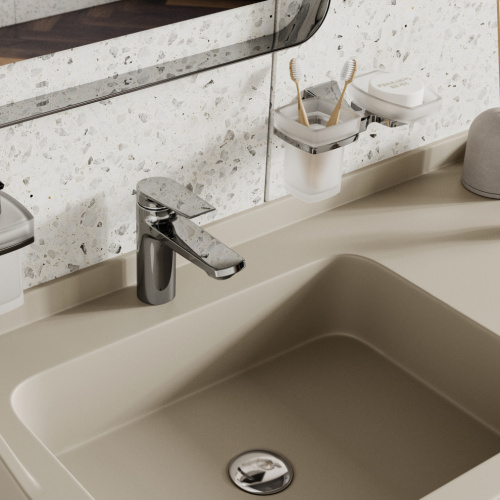 Смеситель WasserKRAFT Lopau 3200 3203 на раковину хром - фото 2