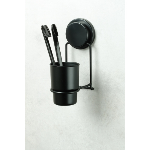 Стакан для зубных щеток Fixsen Magic black FX-45006 - фото 3