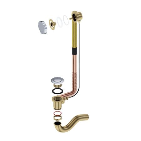 Слив-перелив Timo 8003/00 хром