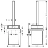 Ершик для унитаза Hansgrohe AddStoris 41752670