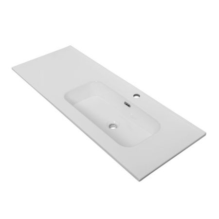 Раковина керамическая Cezares DUET CZR-8095-120-R 120х50 подвесная цвет белый 1 отверстие под смеситель