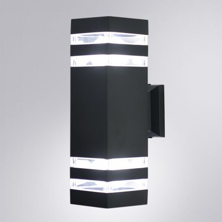 Уличный настенный светильник Arte Lamp Heather (Хеатхер) A4413AL-2BK