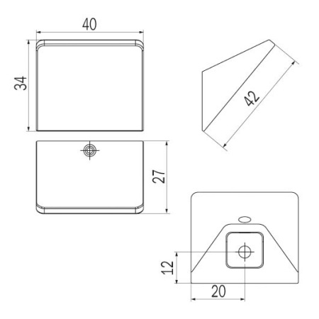 Крючок Inda INDISSIMA A8820ACR