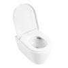 Унитаз подвесной BelBagno MARINO BB105CHR/BB865SC белый с сиденьем микролифт безободковый каскадный смыв