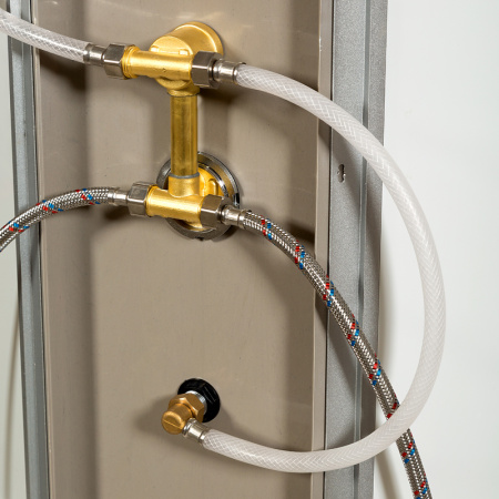 Душевая кабина AvaCan L780GM+EL 80х80 четверть круга с крышей ориентация универсальная