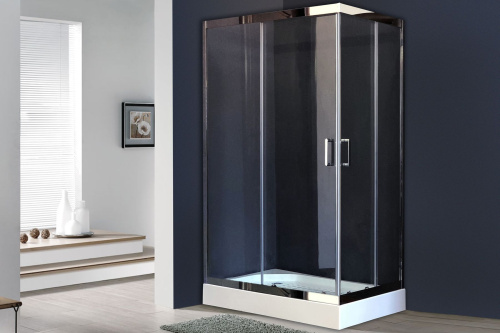 Душевой уголок Royal Bath HP RB8120HP-T-CH-L 120х80 стекло прозрачное профиль хром глянцевый
