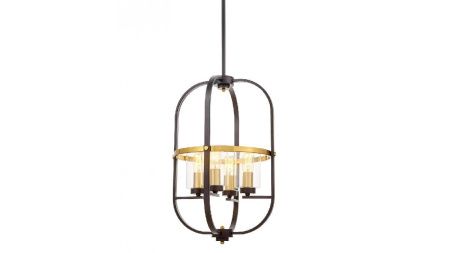 Люстра подвесная Lumina Deco Monterey (Монтереы) LDP 1141-4 BK+MD