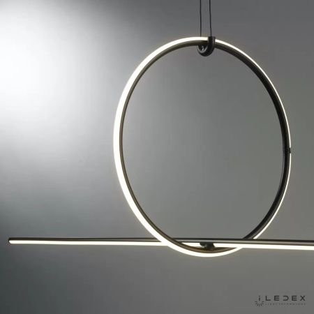 Светильник подвесной iLedex Zoom (Зоом) 10339P/A2-35W-3000K BK-WH