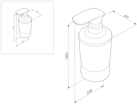 Дозатор Am.Pm Sensation A3031900