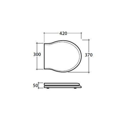Крышка сиденье для унитаза Globo Paestum PS20RN - фото 2