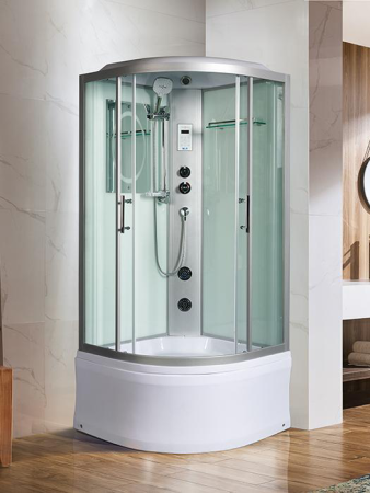 Душевая кабина WeltWasser WW500 10000003243 100х100 четверть круга с крышей ориентация универсальная