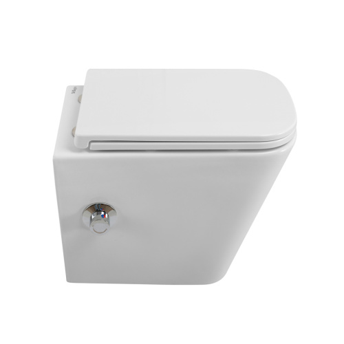 Унитаз подвесной BelBagno DUE BB3103CHR-BS/SC белый с сиденьем микролифт безободковый каскадный смыв - фото 4