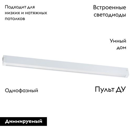 Трековый однофазный светильник Lightstar Teta (Тета) 205246 - фото 2
