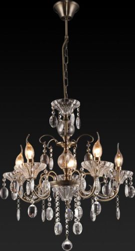 Люстра подвесная Toplight Yolanda Bronze (Ыоланда Бронзе) TL7210D-05AB - фото 3