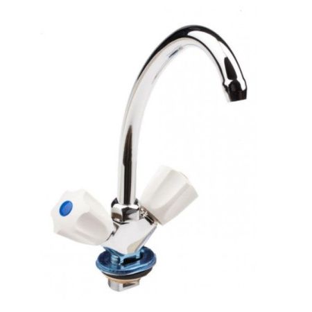 Смеситель для кухни Сантаком 120000с на мойку хром