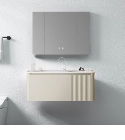 Тумба с раковиной Cerutti SPA SELLA 80 80х50 подвесная цвет бежевый