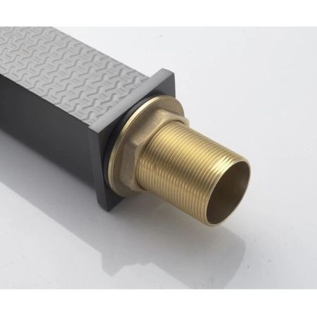 Смеситель Knotlor STABLE KN-20/GMP на раковину вороненая сталь