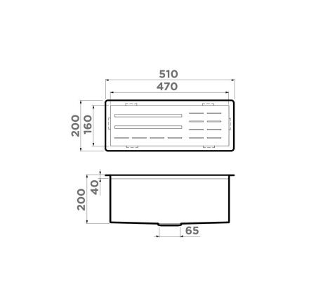 Встраиваемая сушка для посуды Omoikiri DRY-04-IN 4999127