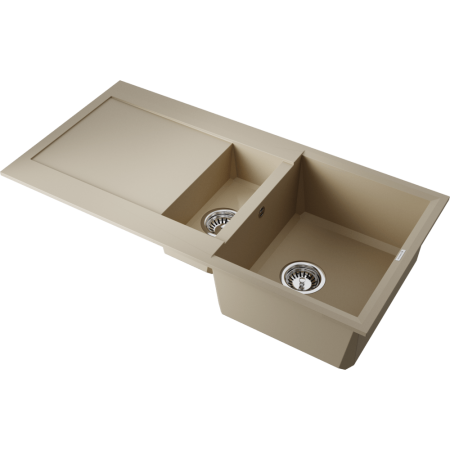 Кухонная мойка Omoikiri Sakaime 100-2 4993897 100х50 цвет бежевый