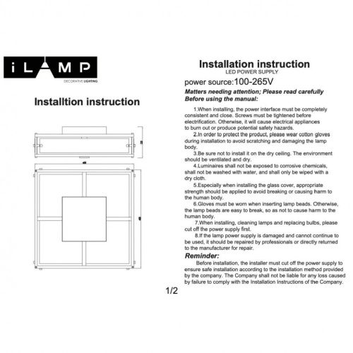 Светильник потолочный iLamp Dice (Дице) 901X-4 CR - фото 4