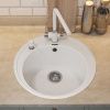 Кухонная мойка Uperwood Quartz Premium UPD-01 3910202100 50х50 цвет белый поверхность матовая