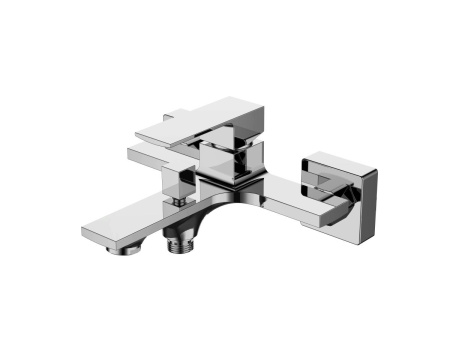 Смеситель для ванны AQG Bold 01BOL400CR настенный хром