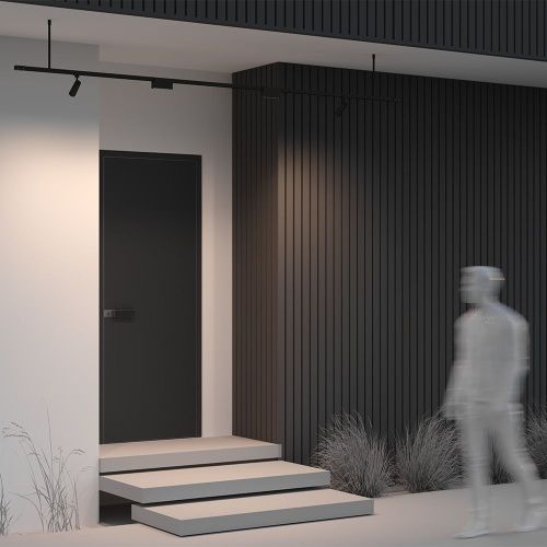 Жесткий подвес для уличной трековой системы Maytoni Outdoor Elasity IP O-TR001-HL-B300 - фото 5