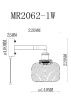 Спот Myfar Natalie (Наталие) MR2062-1W