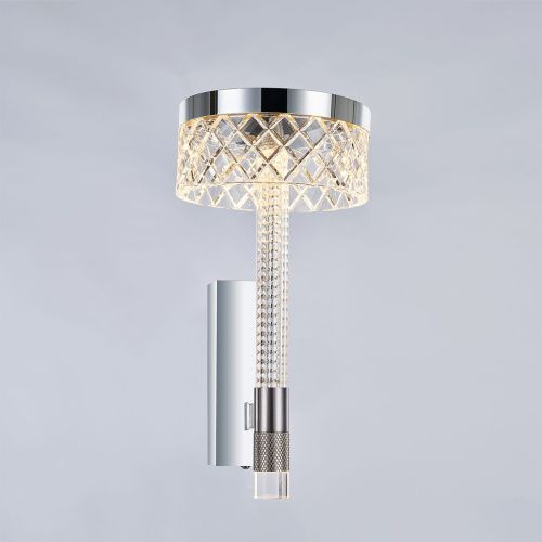 Бра Delight Collection Diamond cut (Диамонд цут) MB21020075-1A chrome - фото 2