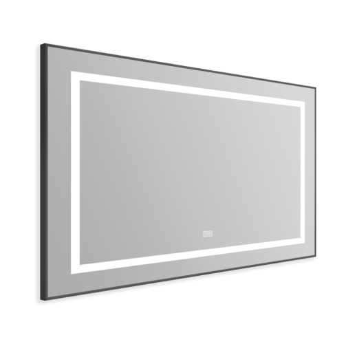 Зеркало BelBagno Kraft SPC-KRAFT-985-685-TCH-WARM-NERO 100х70 - фото 2