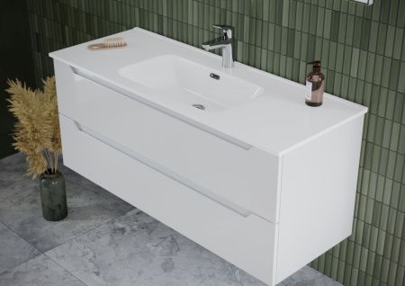 Тумба под раковину Sancos Norma 2.0 NR2.080W 80х50 подвесная цвет белый
