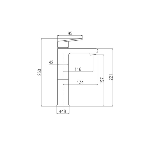 Смеситель для раковины RavSlezak Colorado CO130.5Z на столешницу золото - фото 2